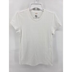 Island Eddie's Womens T-Shirt White 100% Cotton NWT
